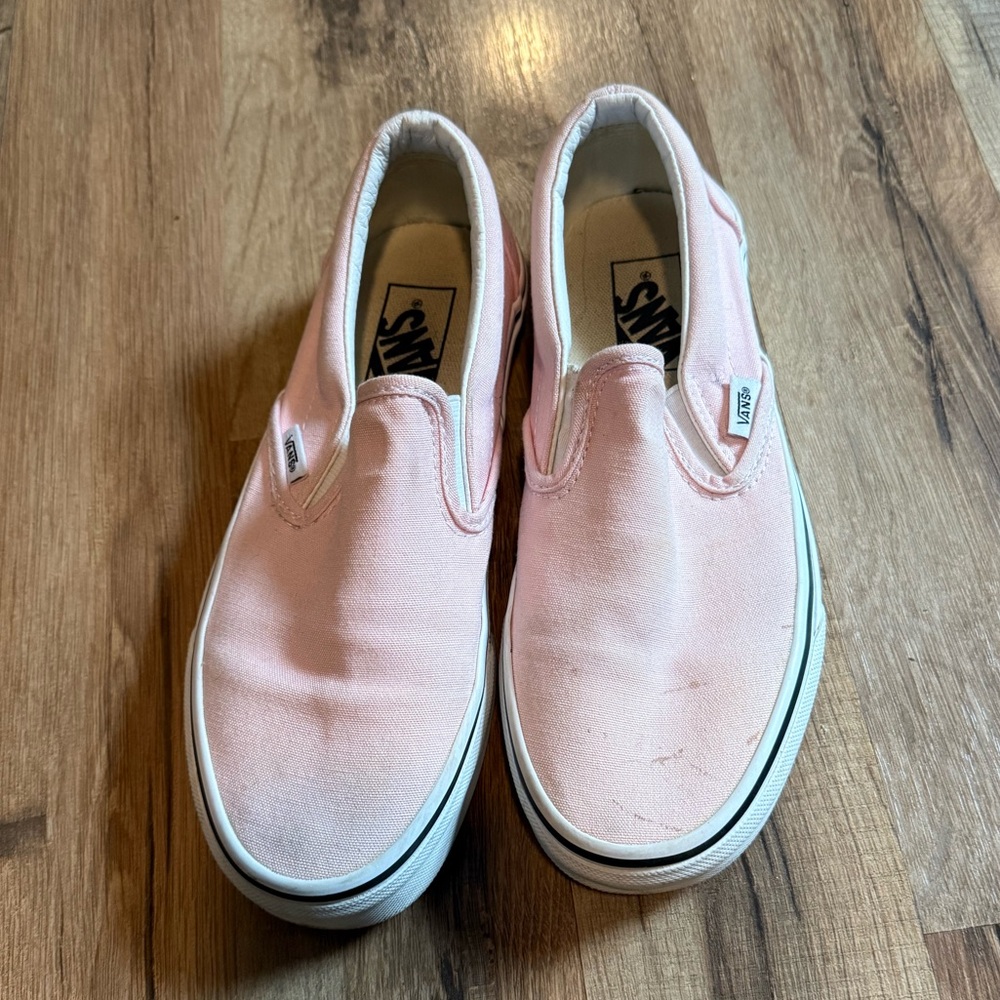 Pink Slip On Vans